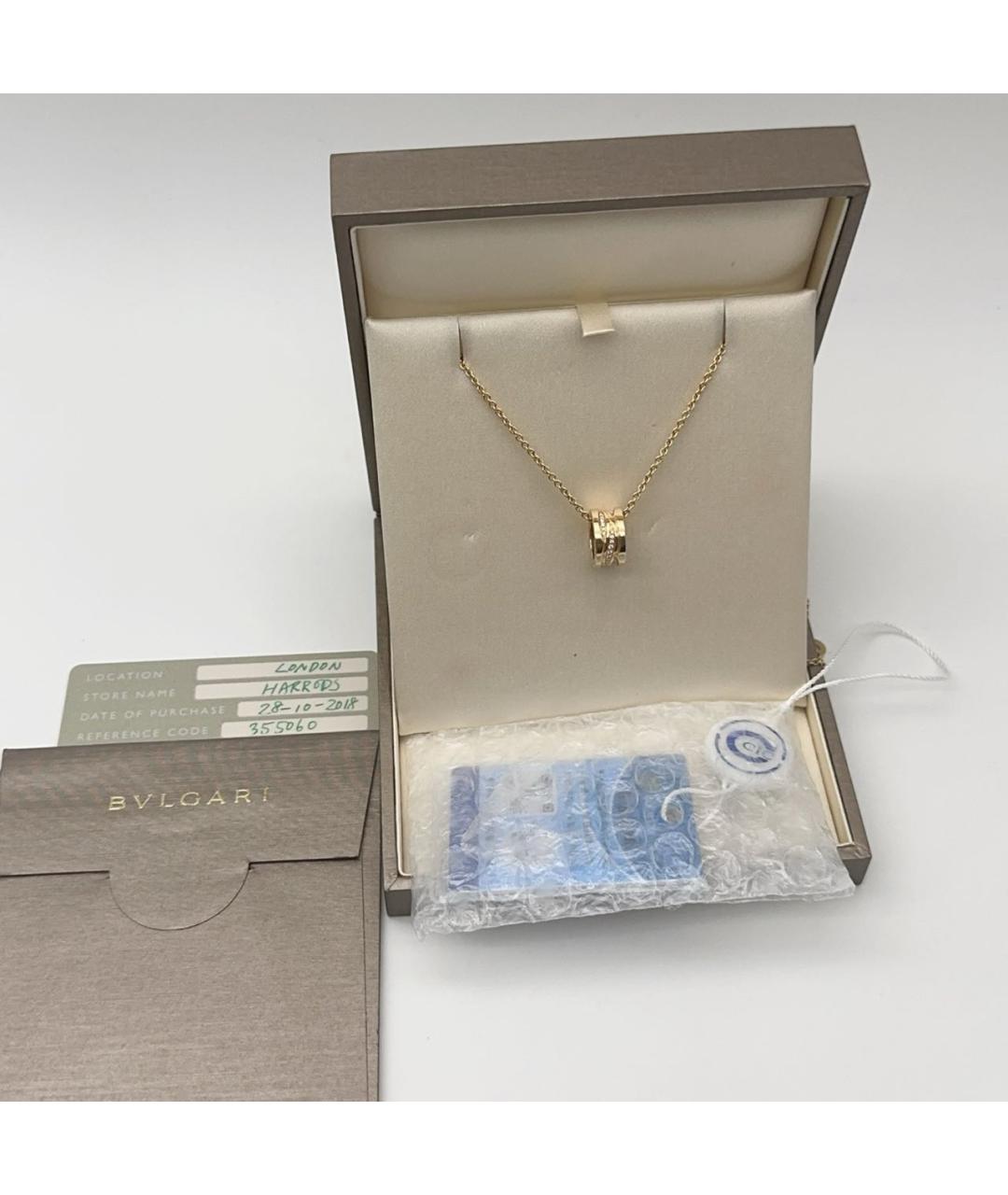 BVLGARI Золотое колье из розового золота, фото 3