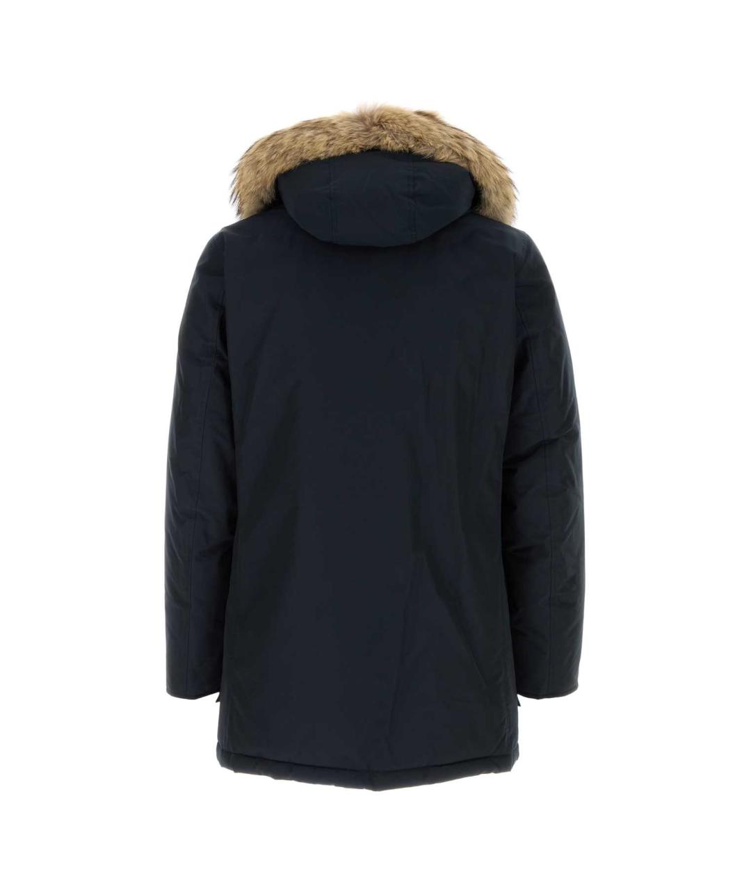 WOOLRICH Темно-синяя хлопковая парка, фото 2