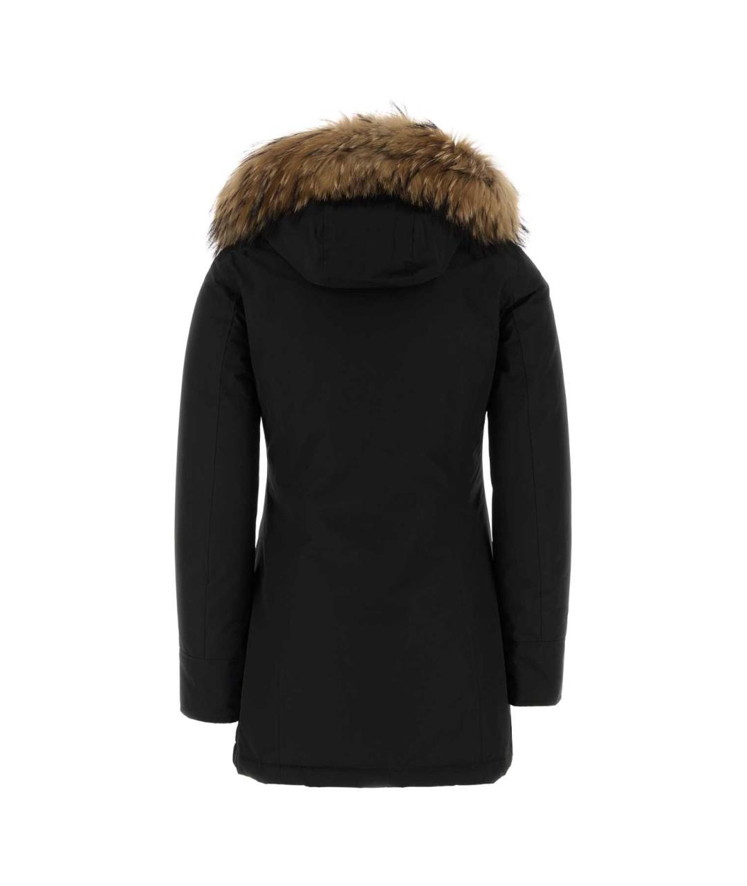WOOLRICH Черная полиэстеровая парка, фото 2