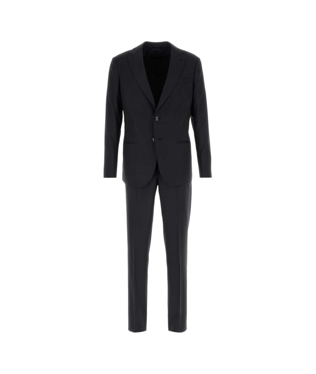 GIORGIO ARMANI Темно-синий классический костюм, фото 1