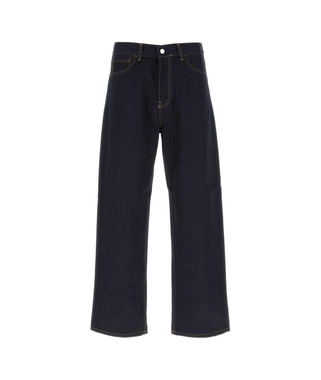 CARHARTT WIP Синие хлопковые прямые джинсы, фото 1