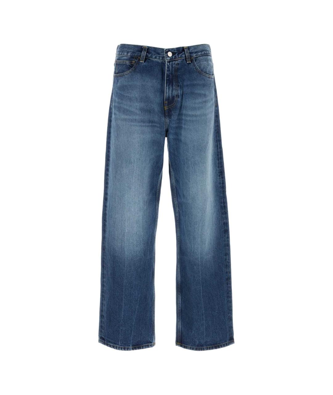 CARHARTT WIP Синие хлопковые прямые джинсы, фото 1