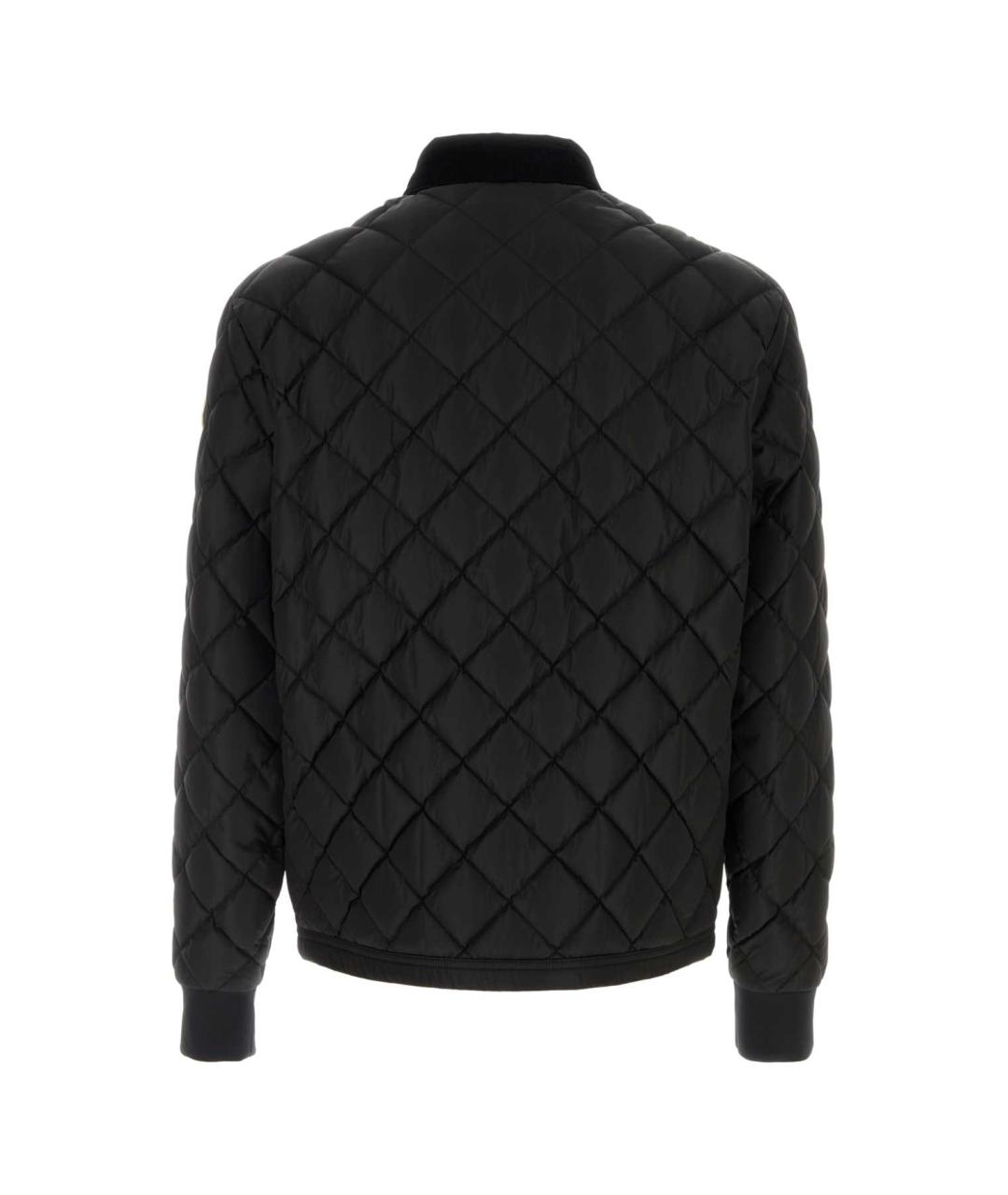 MONCLER Черная полиамидовая куртка, фото 2