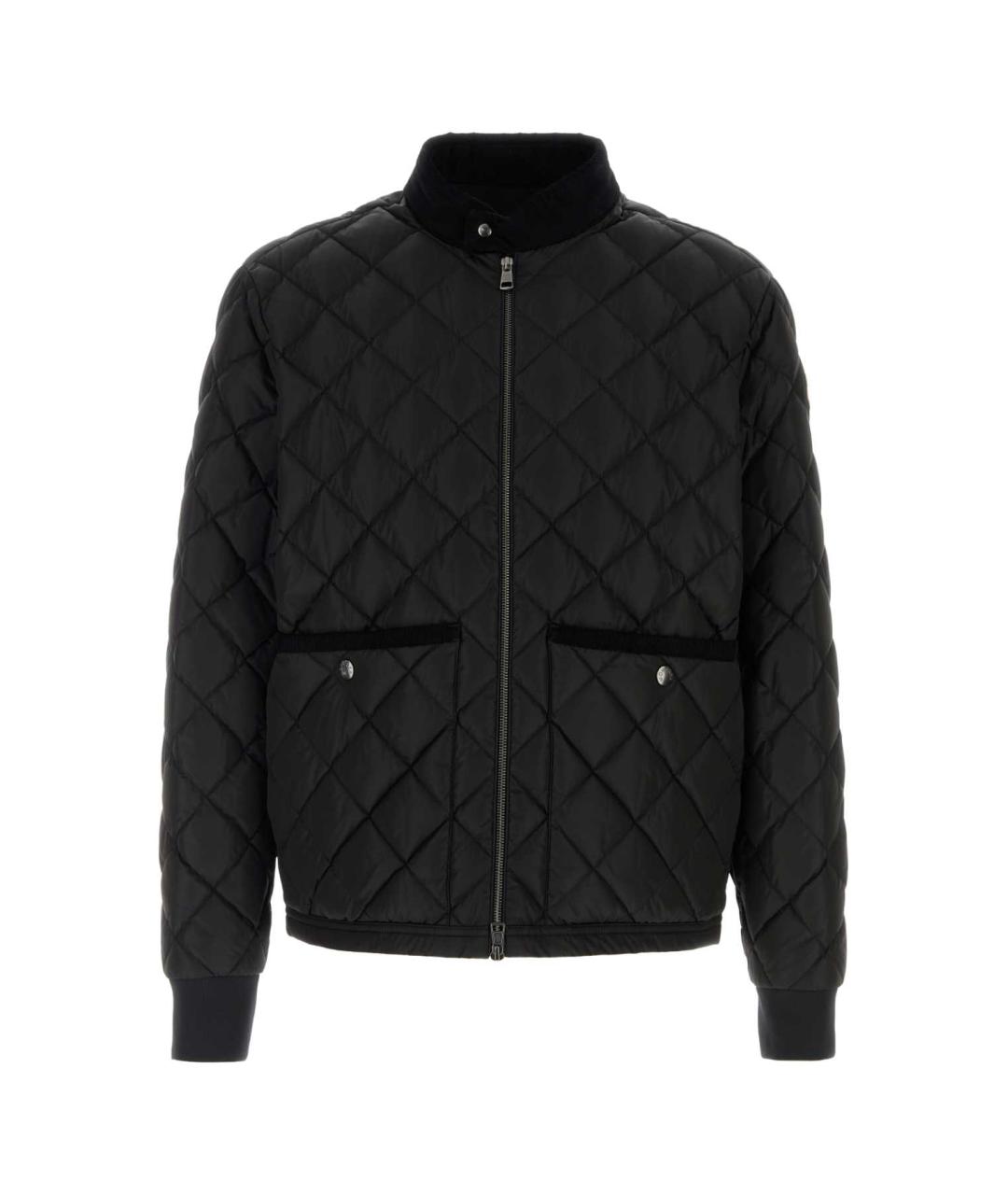 MONCLER Черная полиамидовая куртка, фото 1