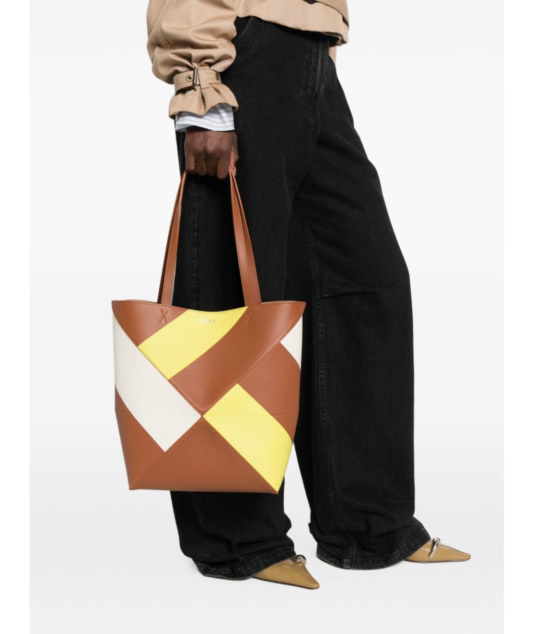 LOEWE Мульти кожаная сумка тоут, фото 3
