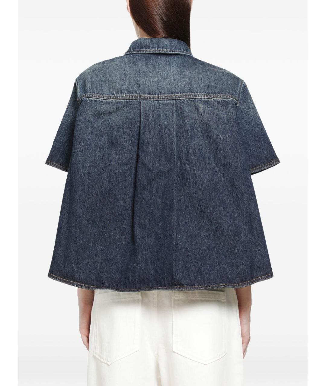 LOEWE Синяя хлопковая рубашка, фото 3