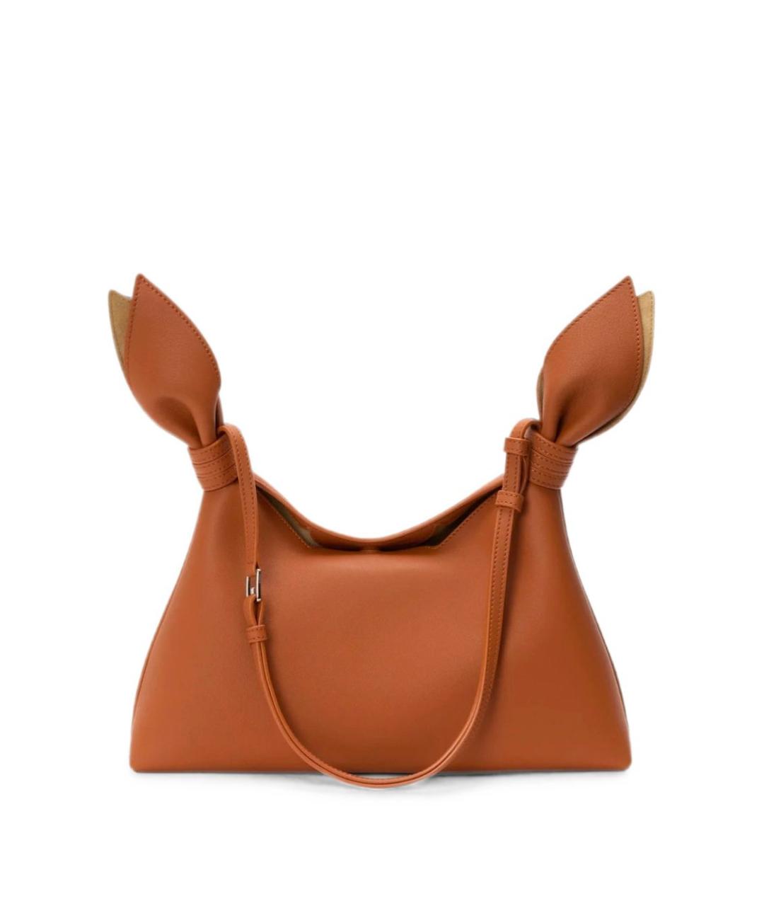 LOEWE Коричневая кожаная сумка через плечо, фото 4