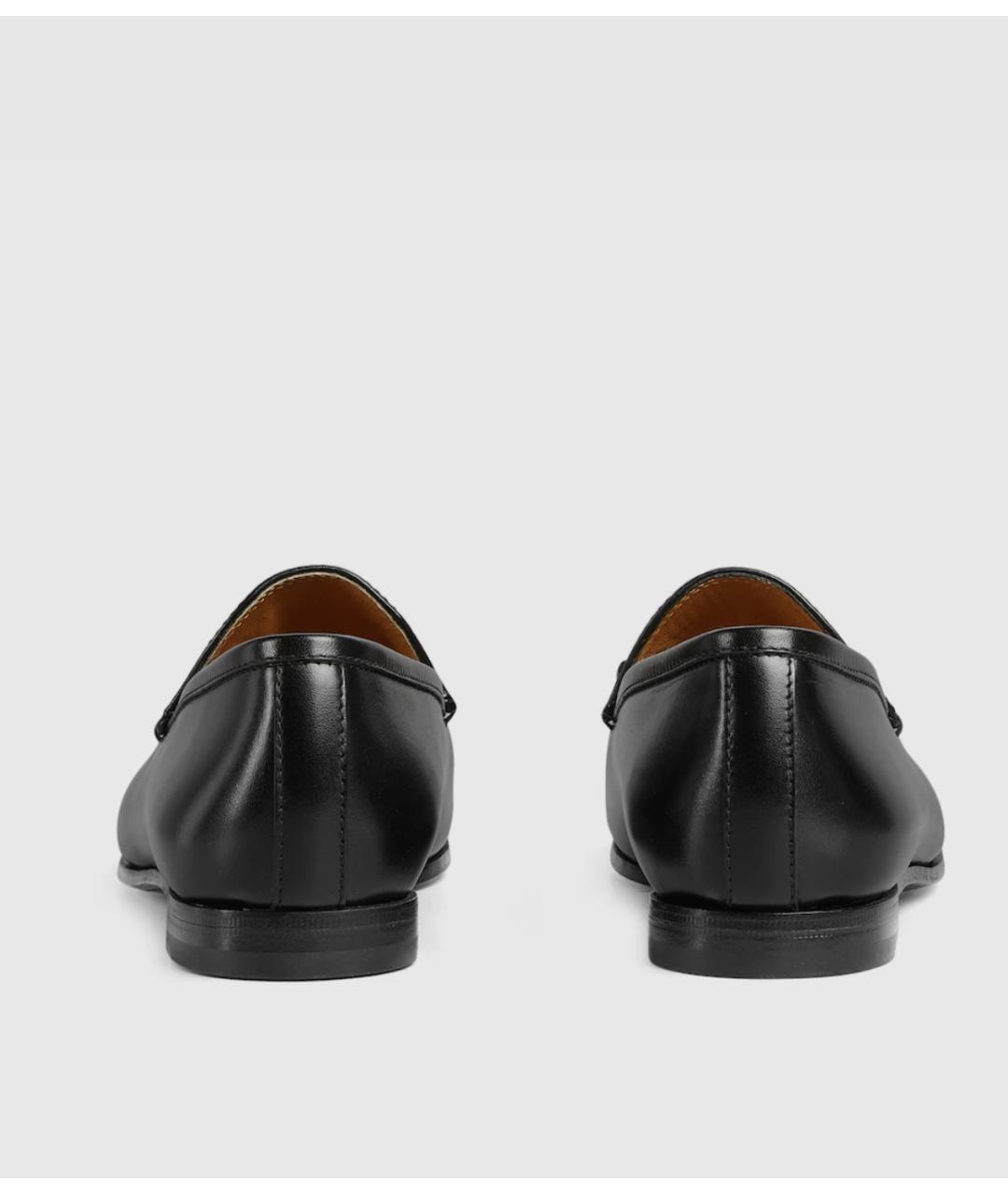 GUCCI Черные кожаные лоферы, фото 3