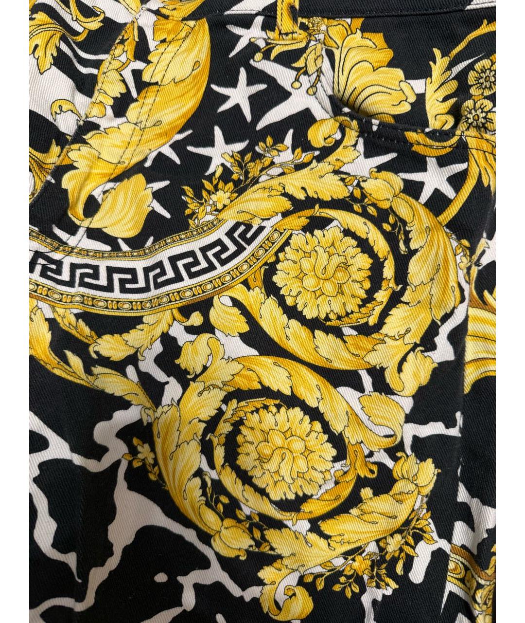 VERSACE JEANS COUTURE Хлопко-эластановые прямые джинсы, фото 4
