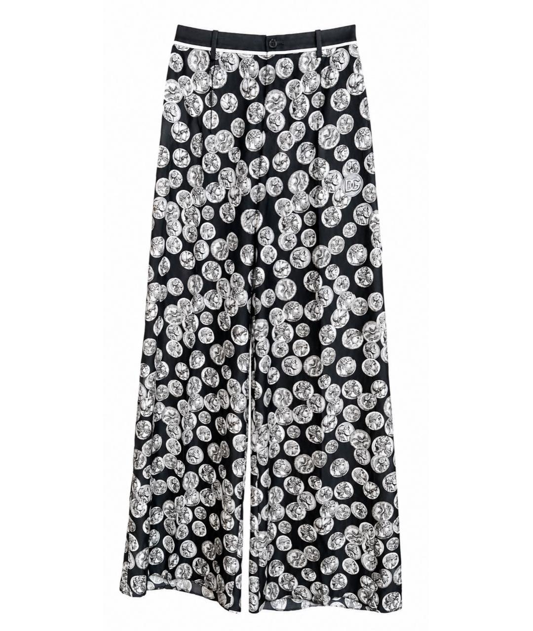 DOLCE&GABBANA Шелковые брюки широкие, фото 2