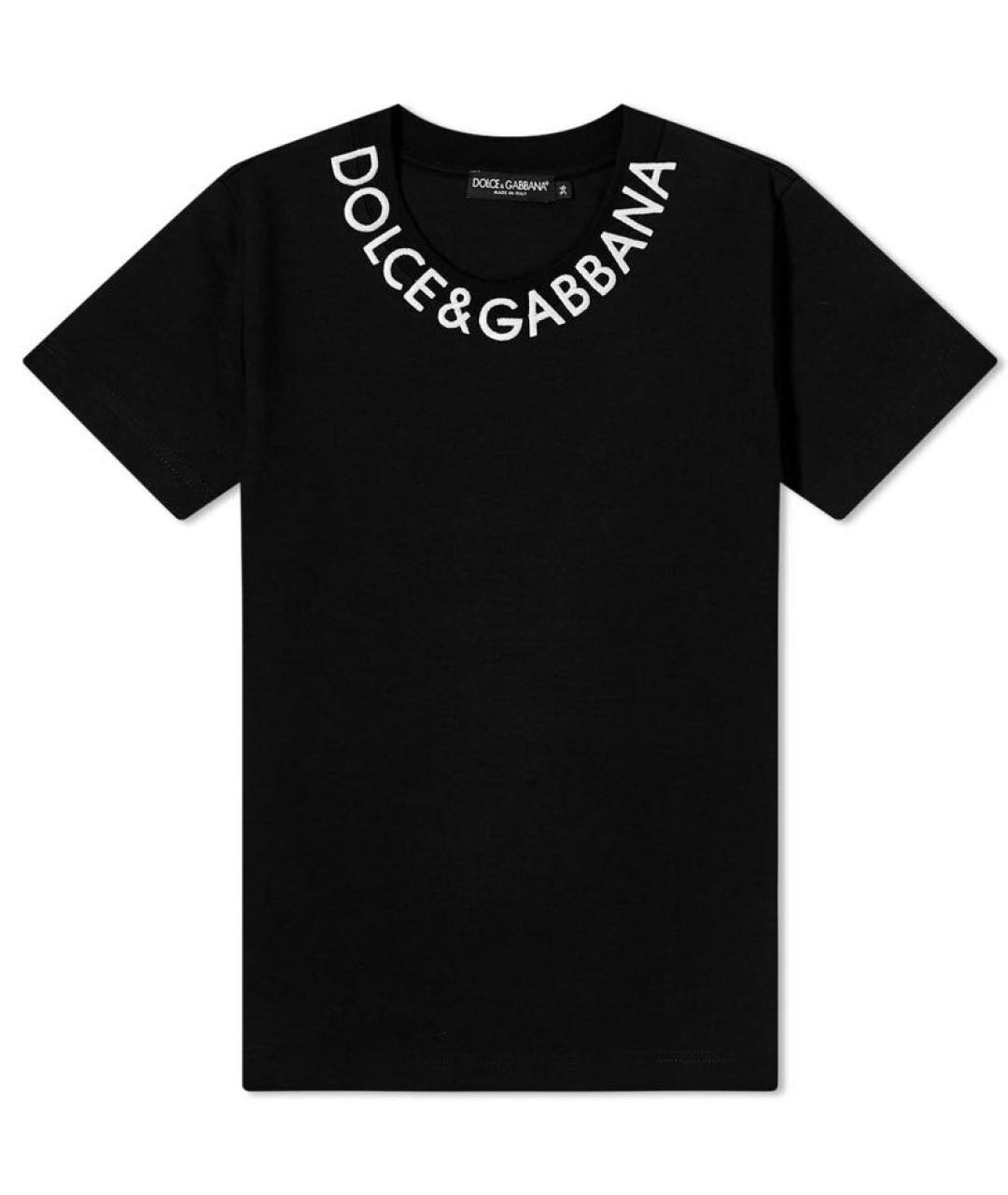 DOLCE&GABBANA Черная футболка, фото 1