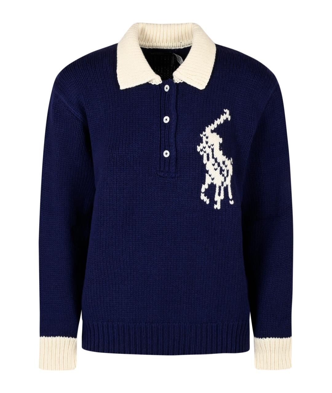 POLO RALPH LAUREN Синий джемпер / свитер, фото 1