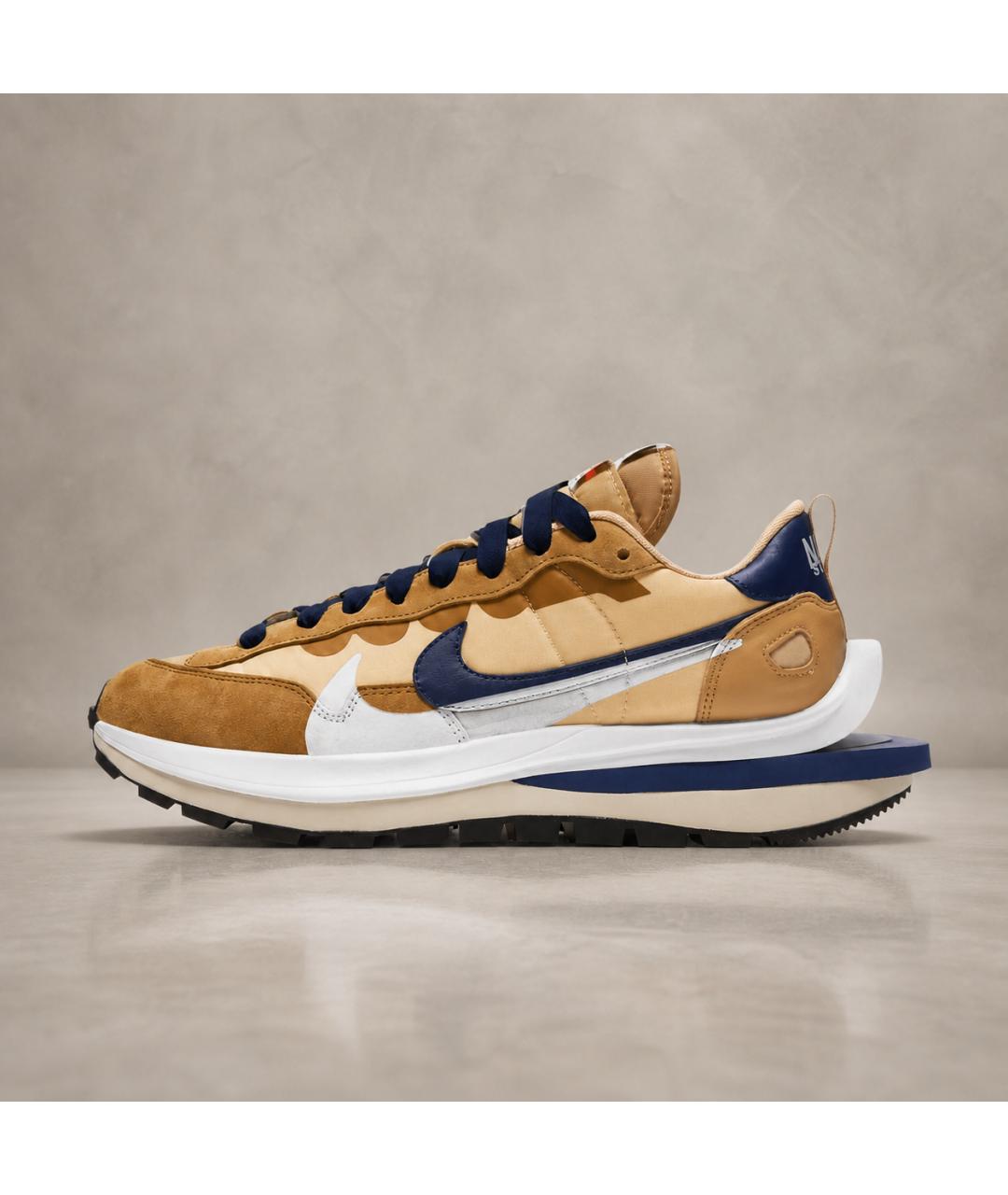 NIKE Бежевые замшевые низкие кроссовки / кеды, фото 4