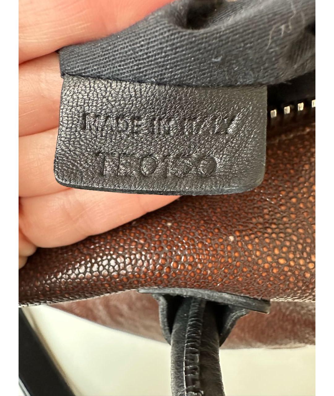 GIVENCHY Коричневая кожаная сумка с короткими ручками, фото 7
