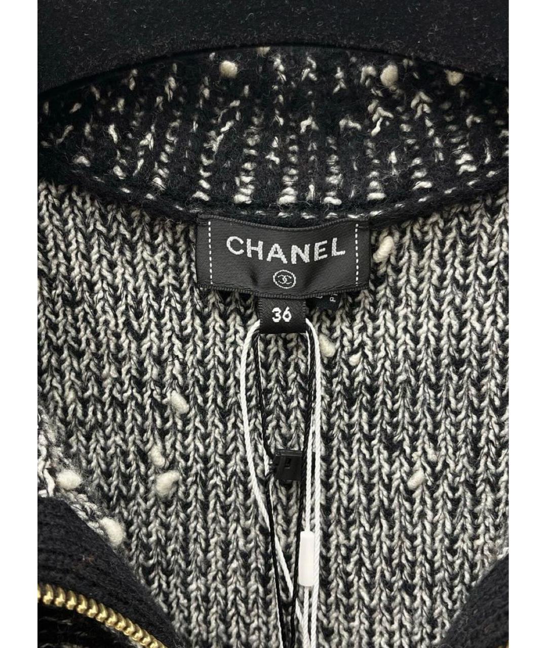 CHANEL Черный кашемировый джемпер / свитер, фото 3