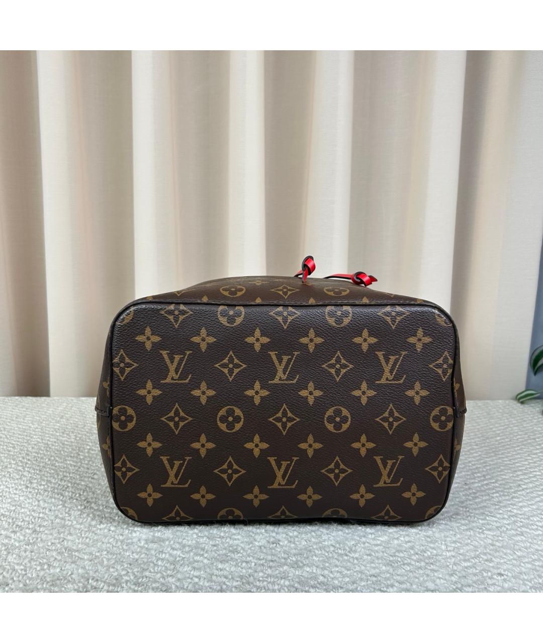 LOUIS VUITTON Коричневая сумка через плечо из канвы, фото 6
