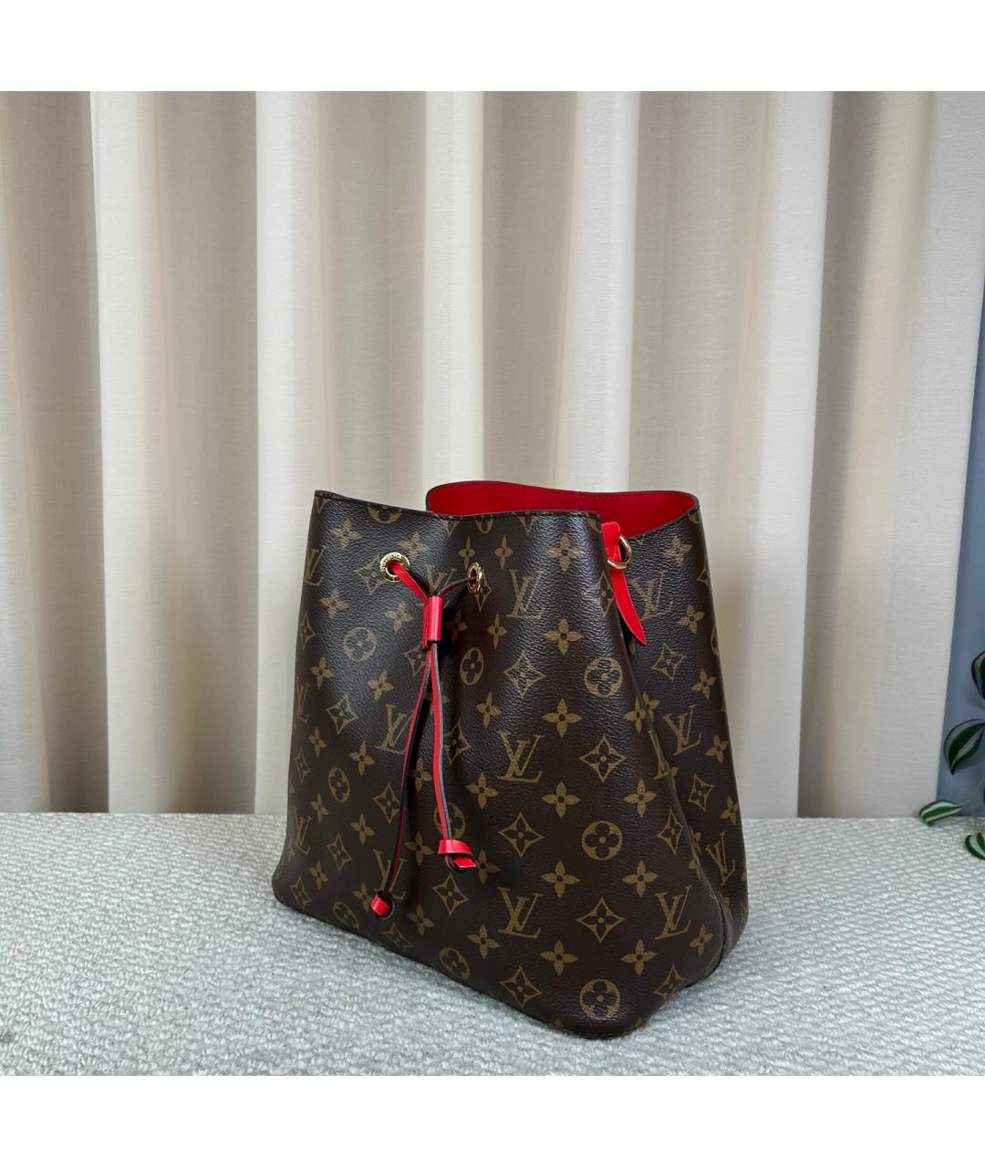 LOUIS VUITTON Коричневая сумка через плечо из канвы, фото 5