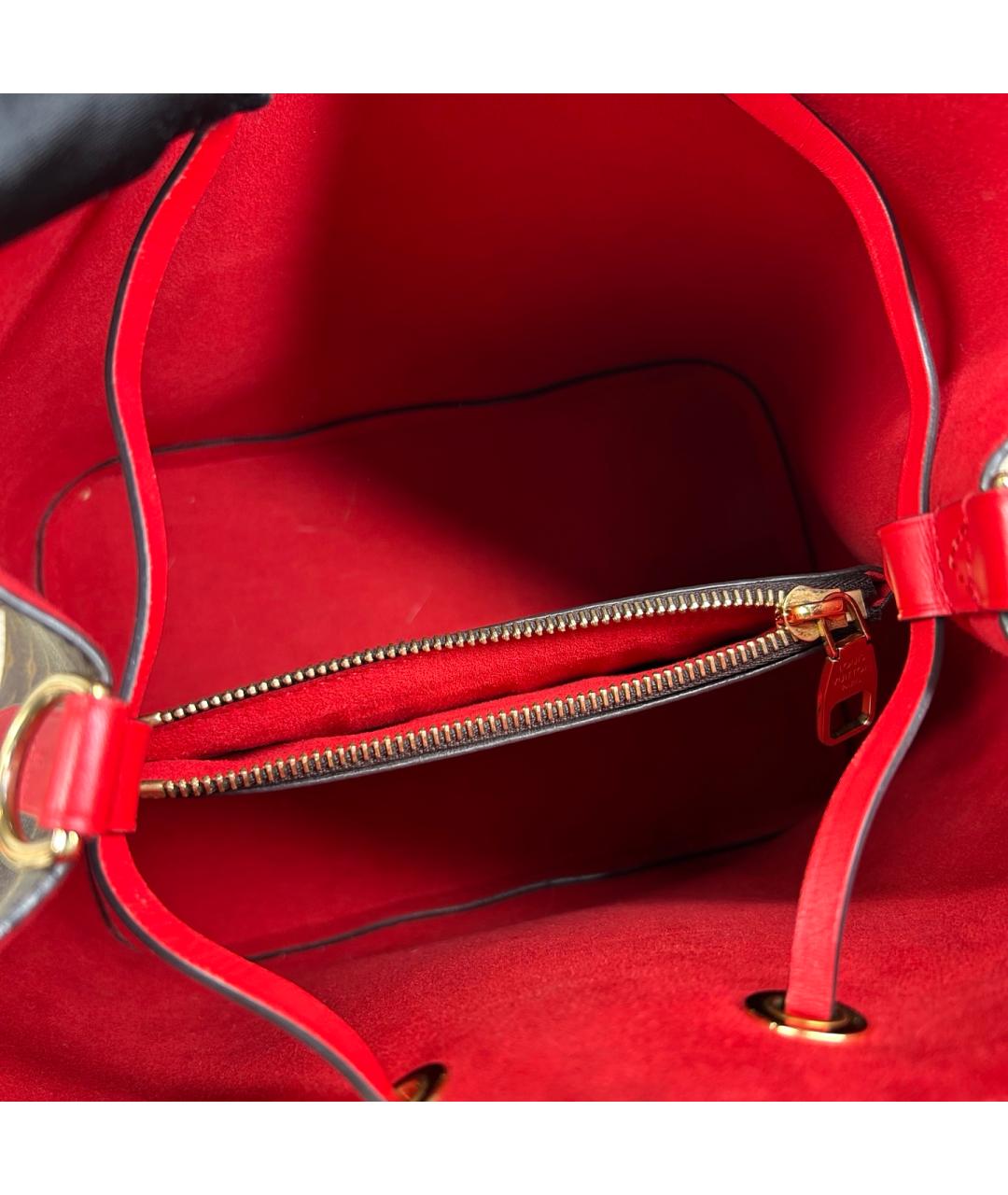 LOUIS VUITTON Коричневая сумка через плечо из канвы, фото 4