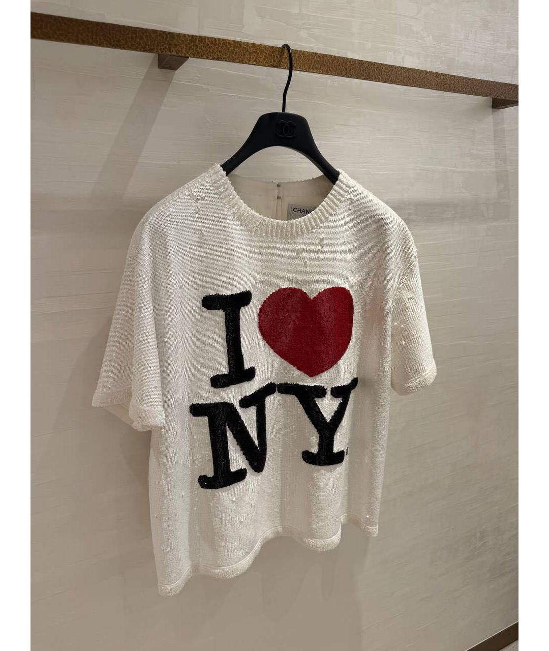 CHANEL Белая футболка, фото 6