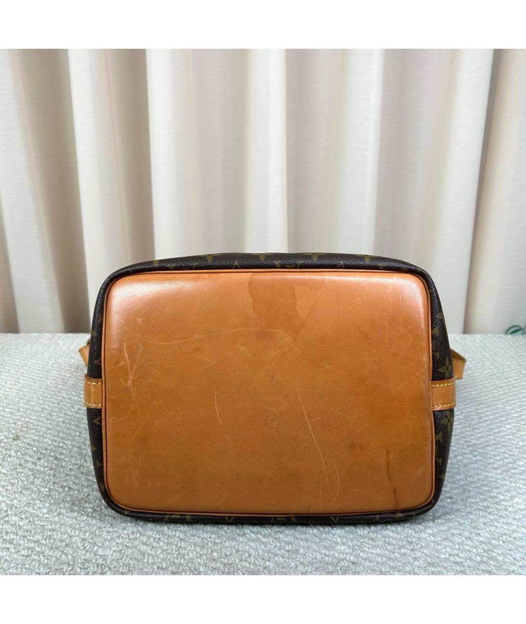 LOUIS VUITTON Коричневая сумка тоут из канвы, фото 6