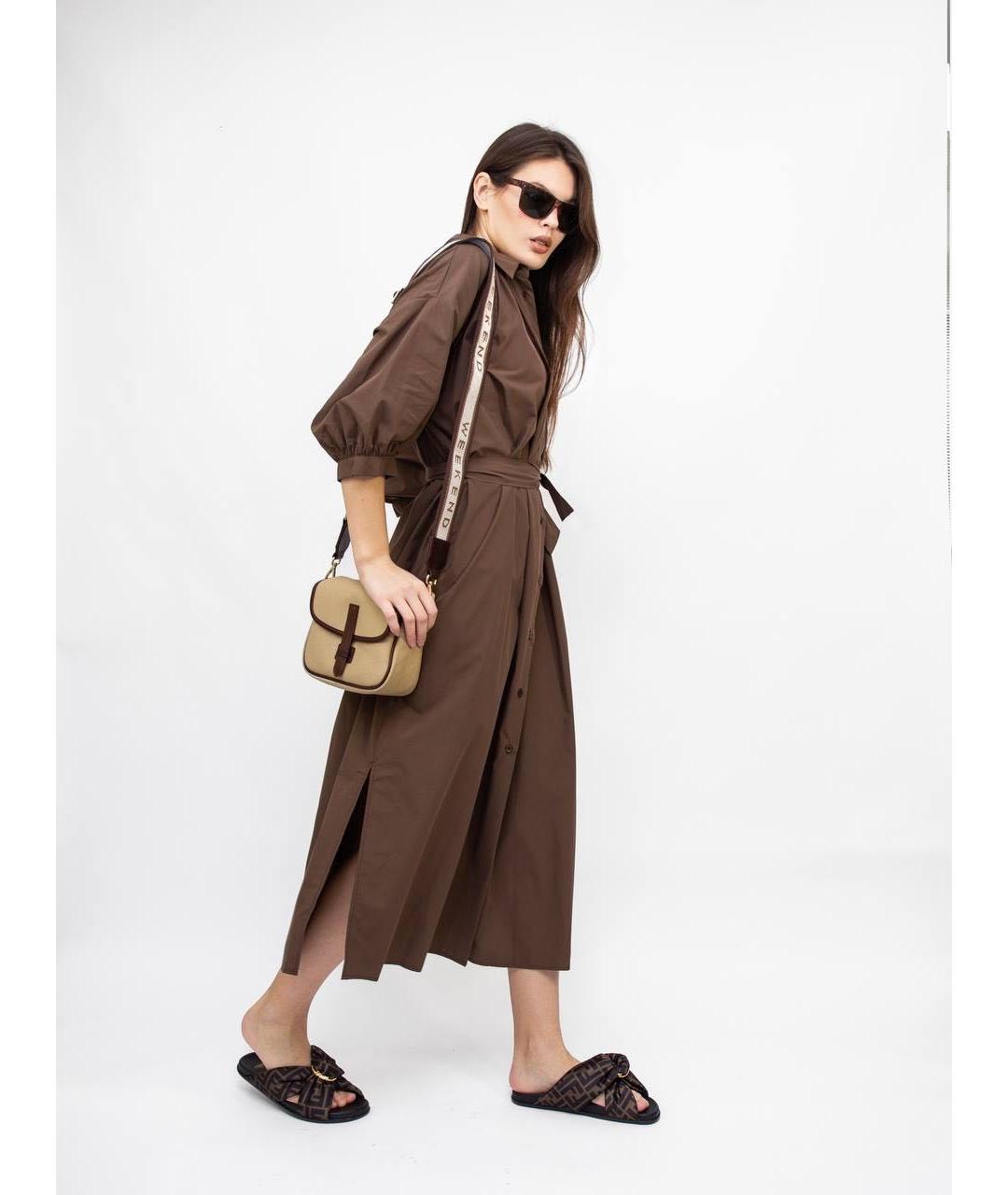 WEEKEND MAX MARA Бежевая сумка через плечо, фото 6