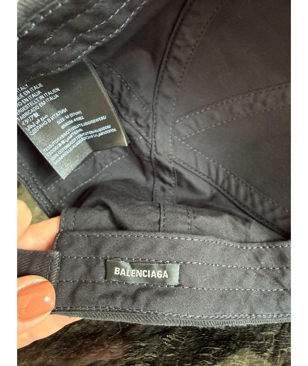BALENCIAGA Мульти хлопковая кепка, фото 5