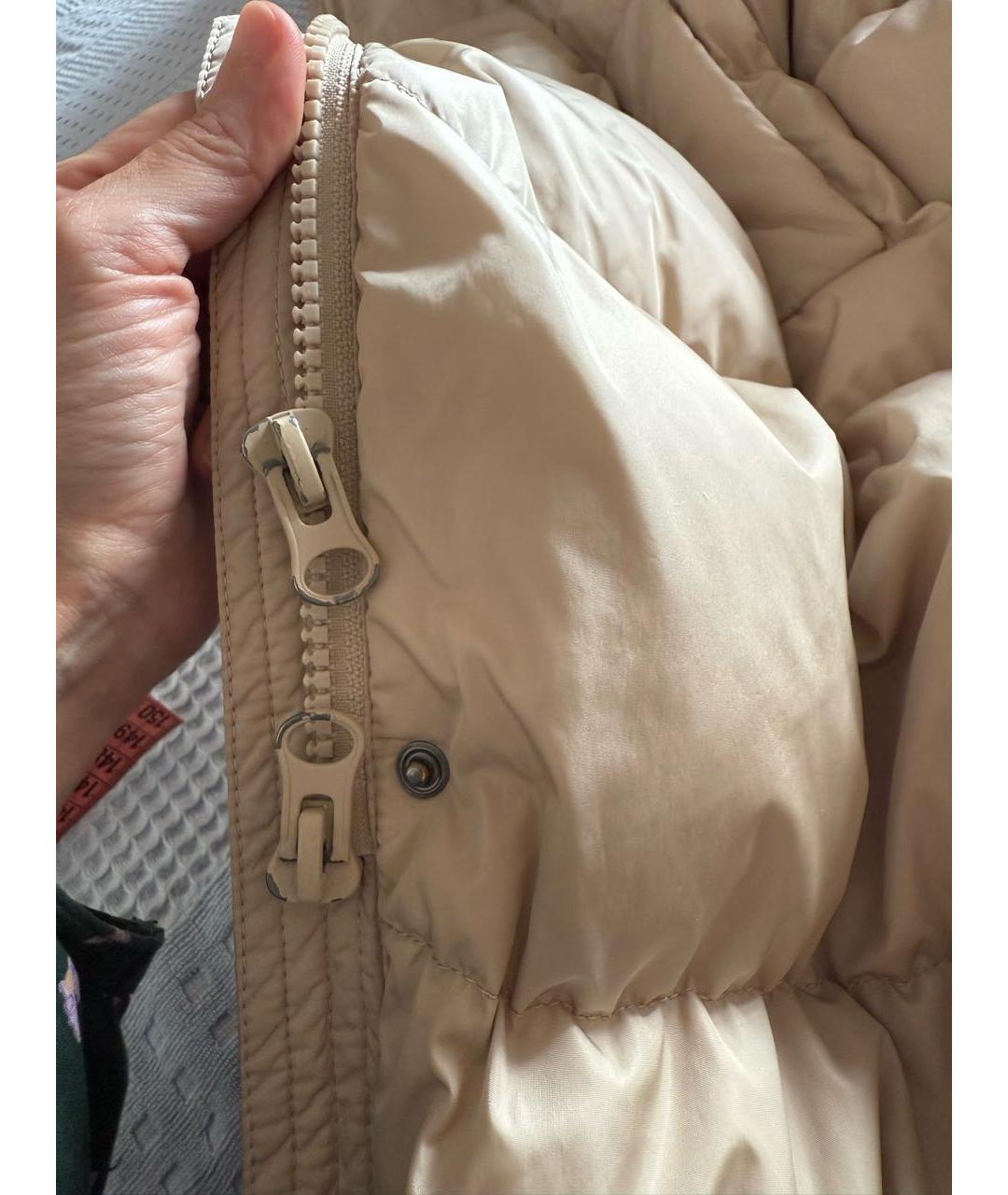 WEEKEND MAX MARA Бежевая полиамидовая куртка, фото 7