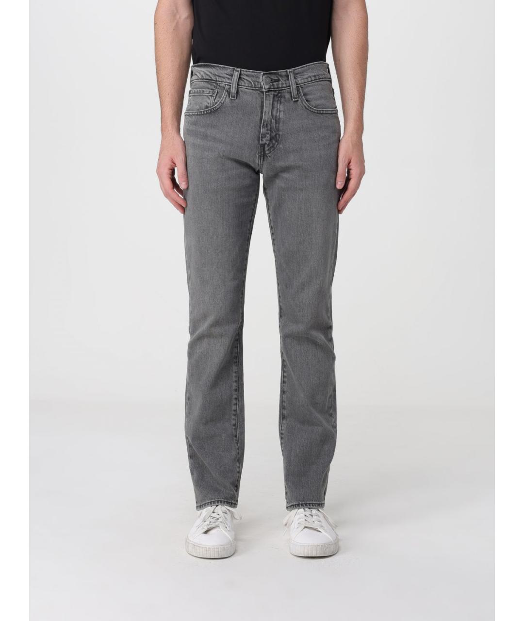 LEVI'S Серые прямые джинсы, фото 4