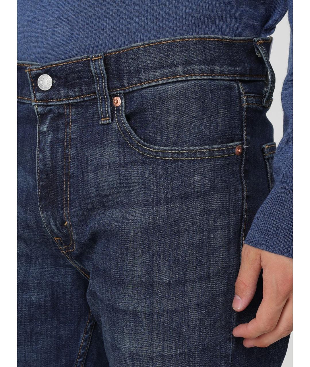 LEVI'S Синие прямые джинсы, фото 3