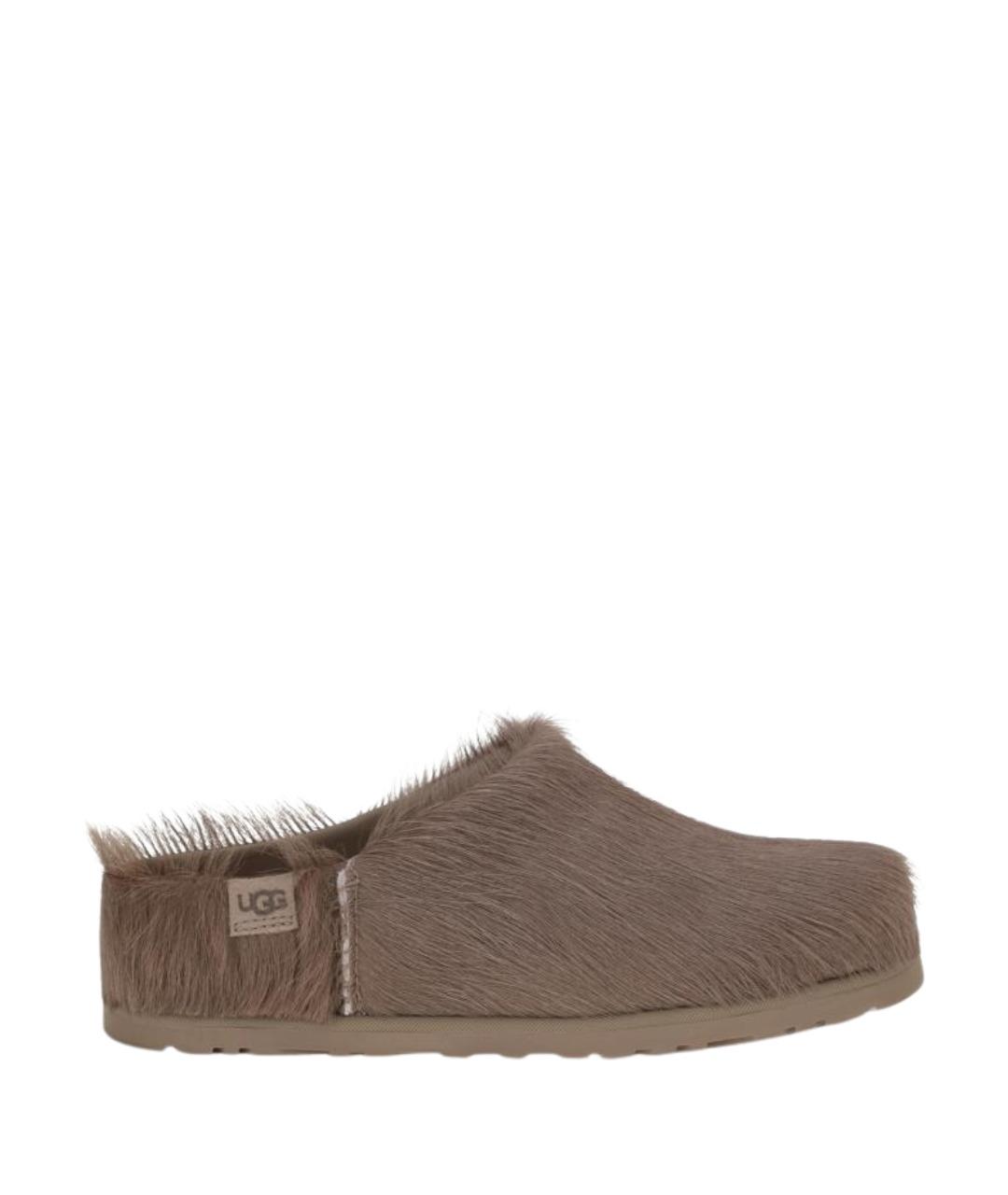 UGG Серые нубуковые сабо, фото 1