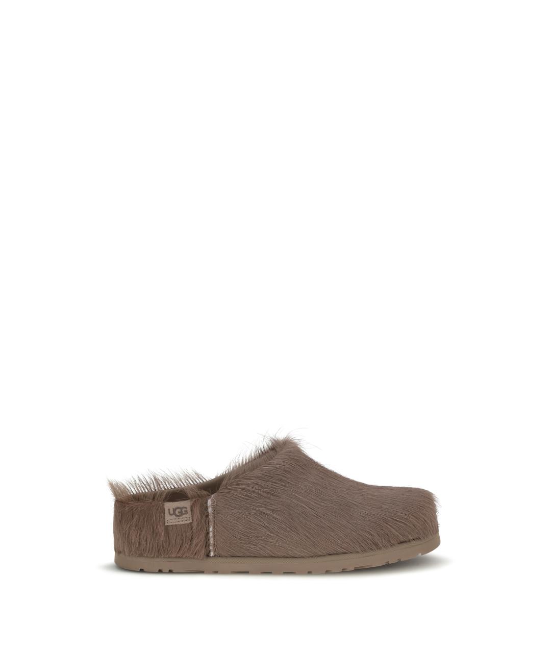 UGG Серые нубуковые сабо, фото 5