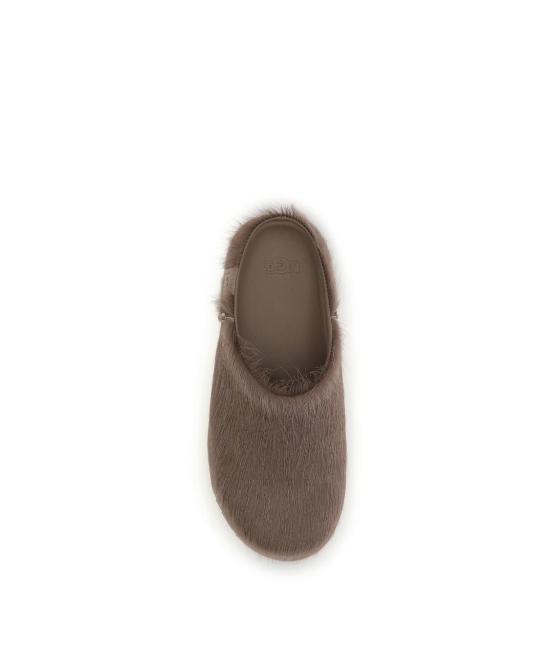 UGG Серые нубуковые сабо, фото 4
