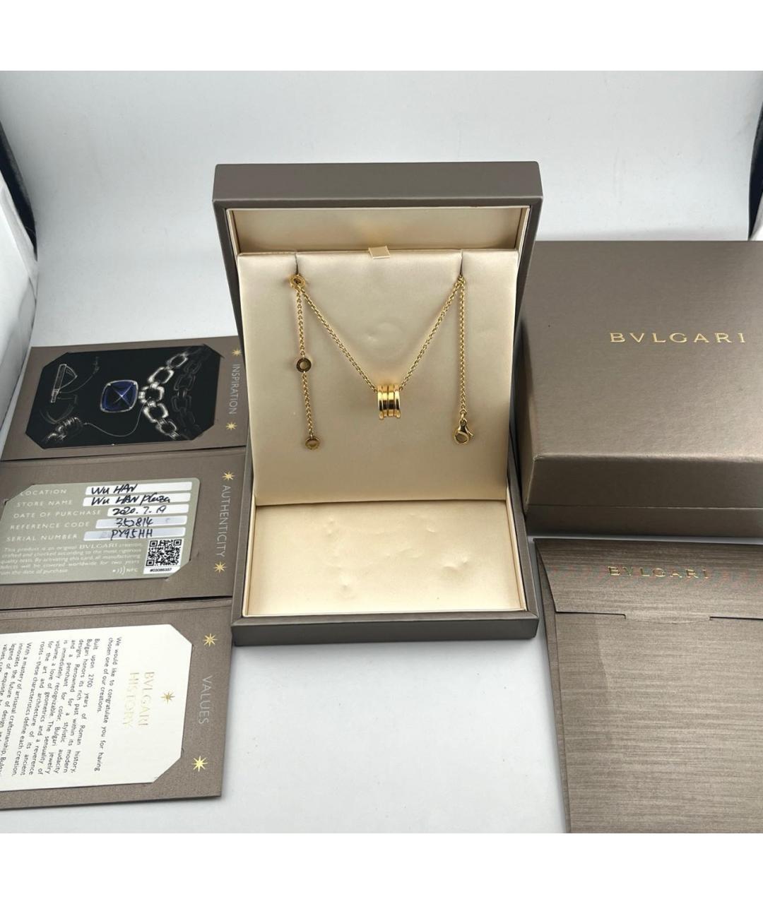 BVLGARI Золотое колье из желтого золота, фото 5