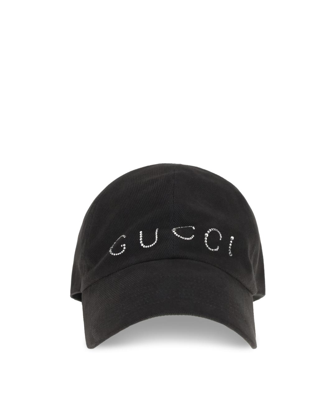 GUCCI Черная хлопковая кепка, фото 1