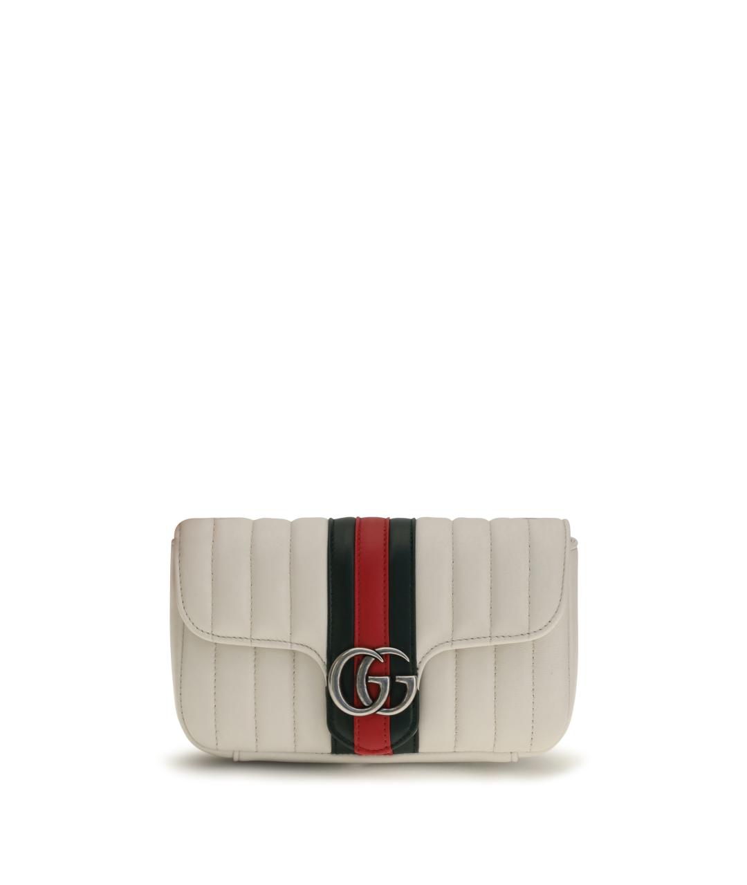 GUCCI Белая кожаная сумка через плечо, фото 1