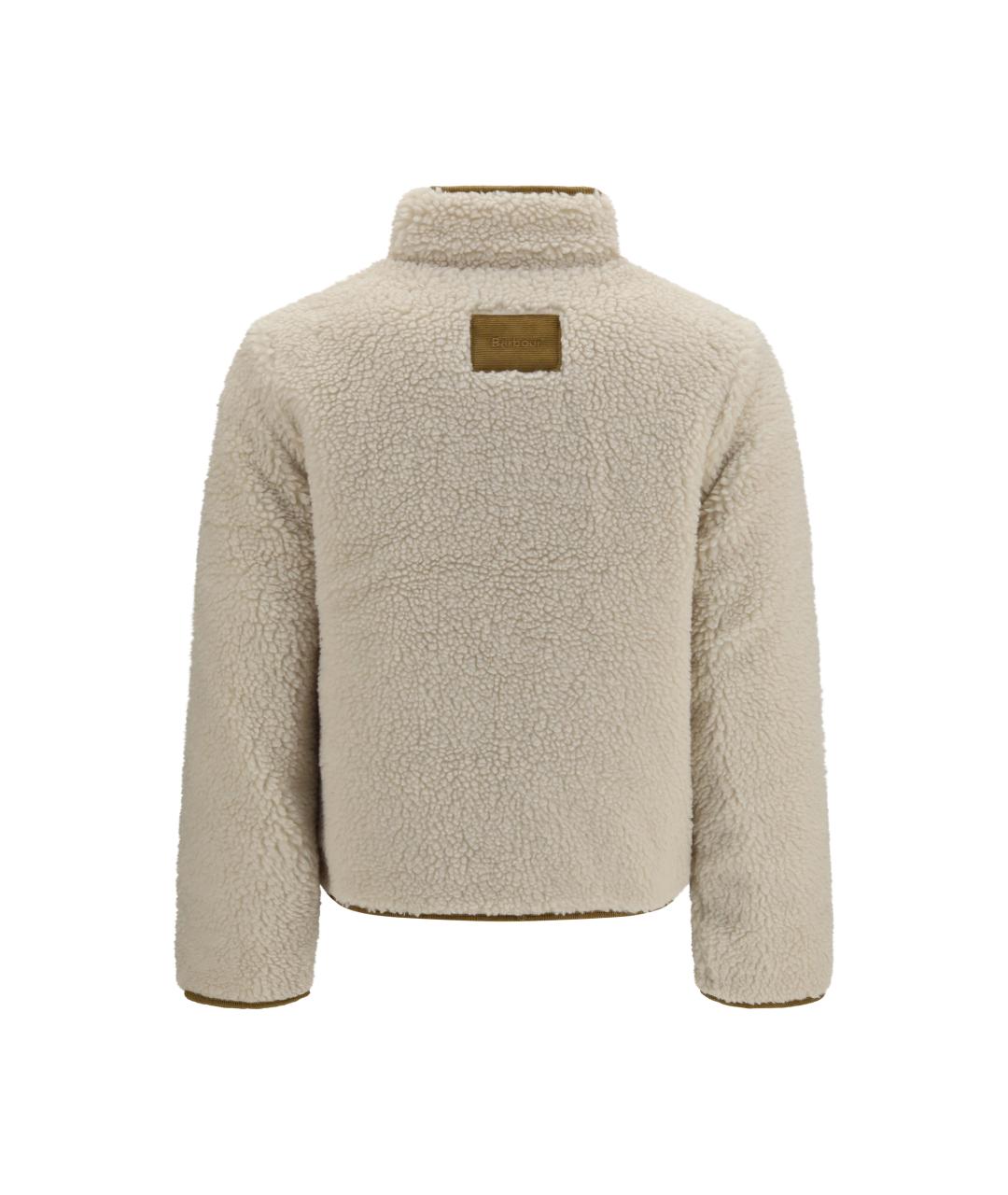 BARBOUR Бежевая синтетическая куртка, фото 2
