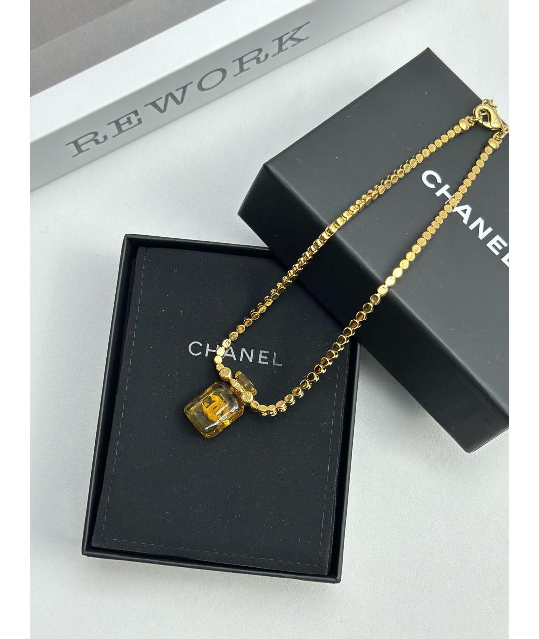 CHANEL Золотое колье, фото 2