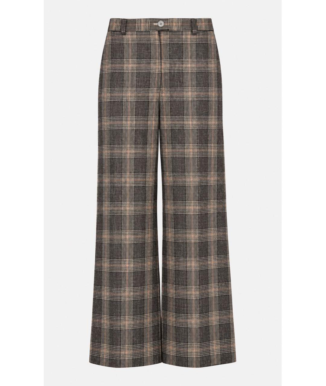 ACNE STUDIOS Коричневые шерстяные брюки широкие, фото 9