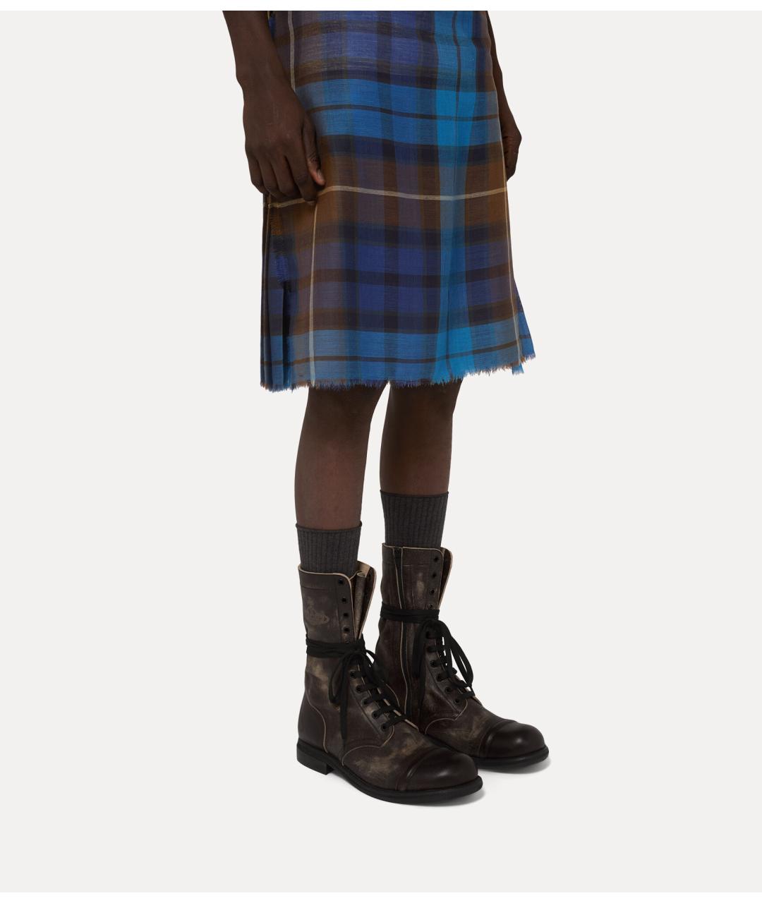 VIVIENNE WESTWOOD Черные кожаные ботинки, фото 3