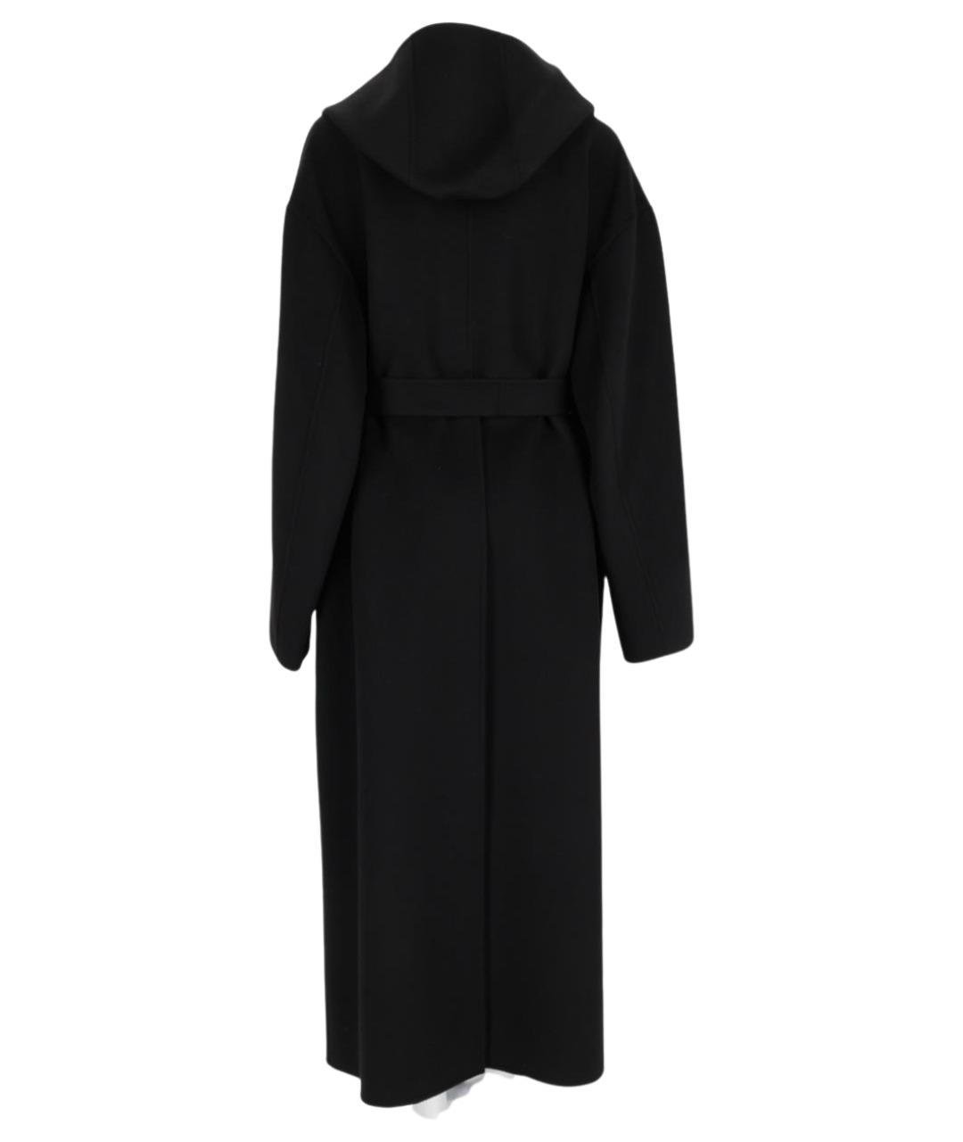 SPORTMAX Черное шерстяное пальто, фото 2