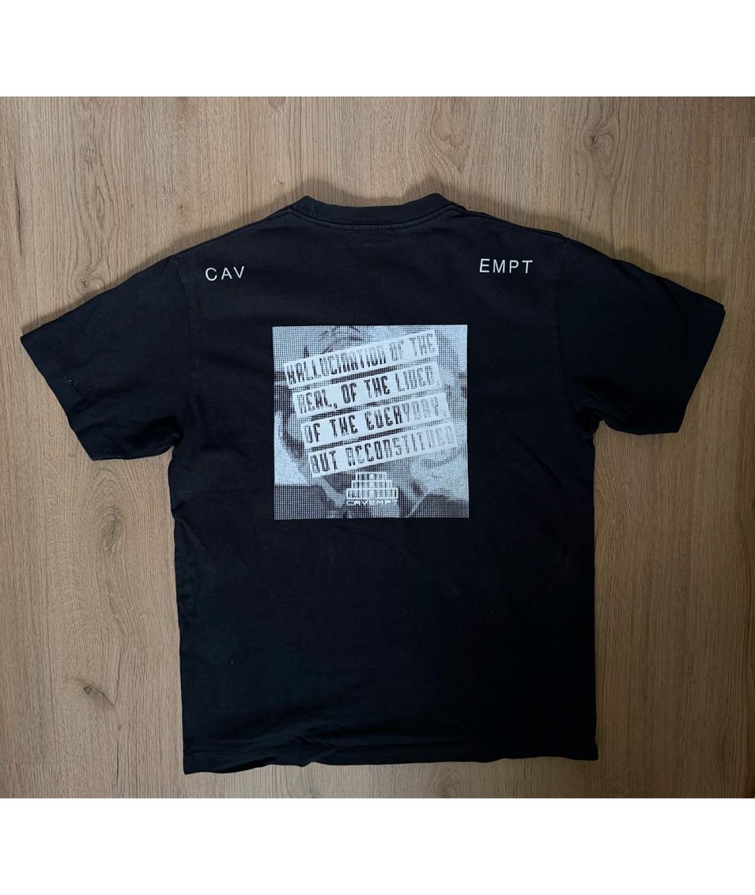 CAV EMPT Черная хлопковая футболка, фото 2