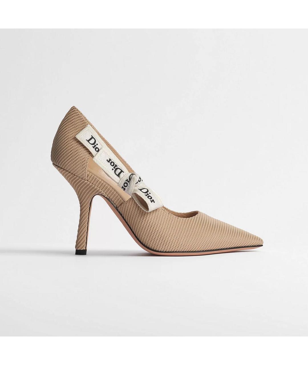 CHRISTIAN DIOR Бежевые туфли, фото 5