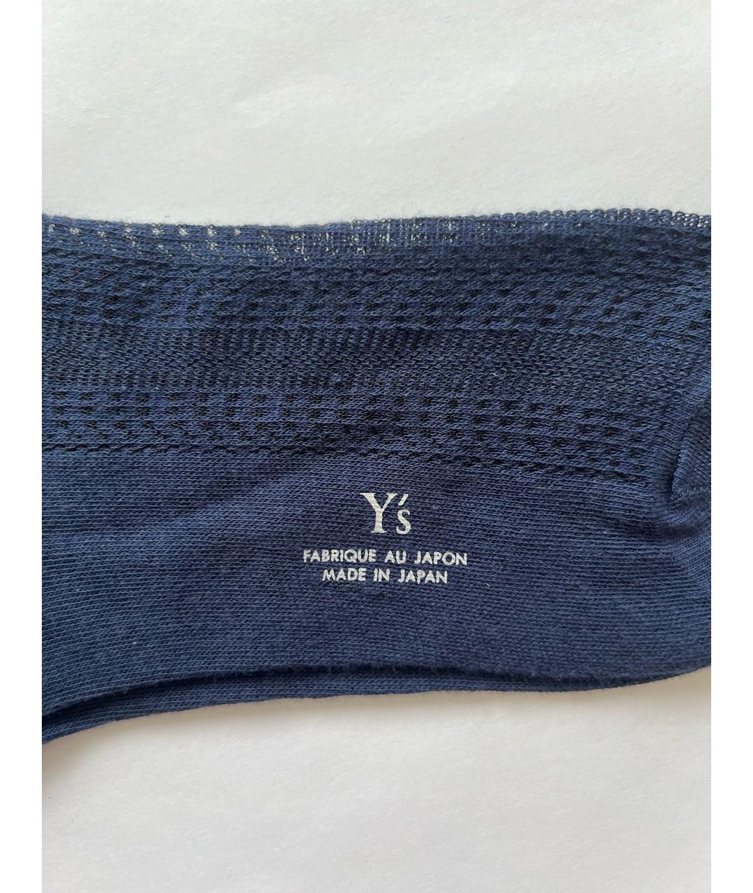 YOHJI YAMAMOTO Темно-синие носки, чулки и колготы, фото 3