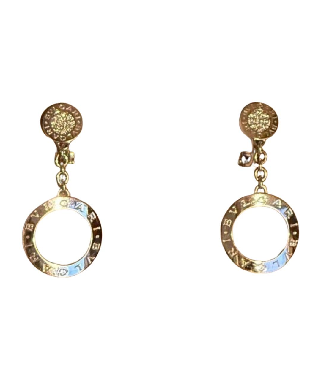 BVLGARI Серебряные серьги из белого золота, фото 1