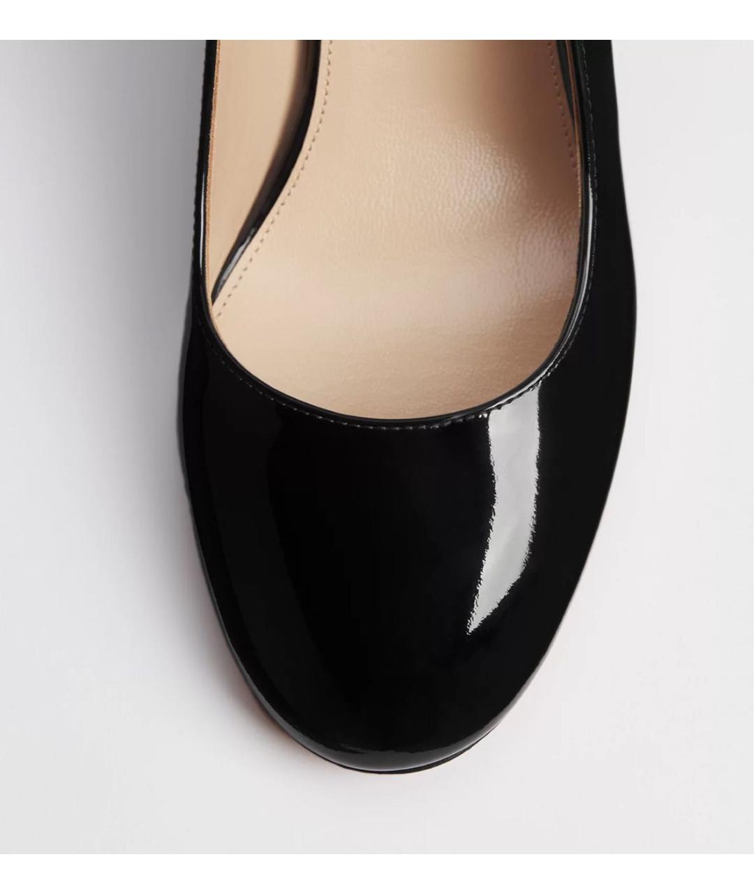 CHRISTIAN DIOR Черные туфли из лакированной кожи, фото 6