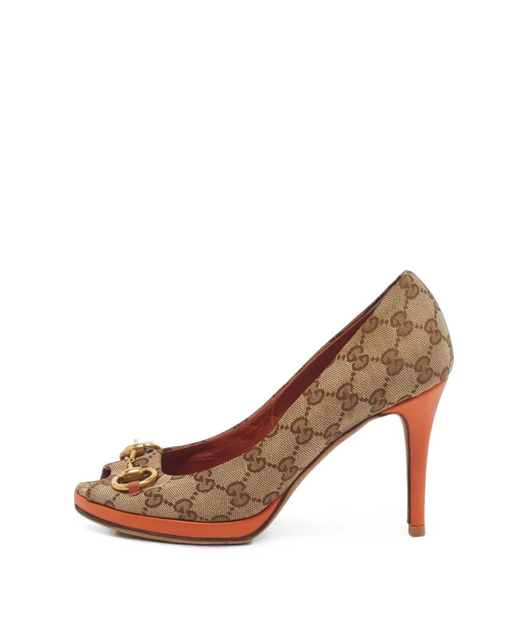 GUCCI Коричневые туфли, фото 9