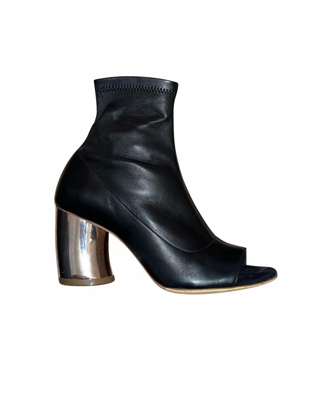 PROENZA SCHOULER Черные кожаные ботильоны, фото 1