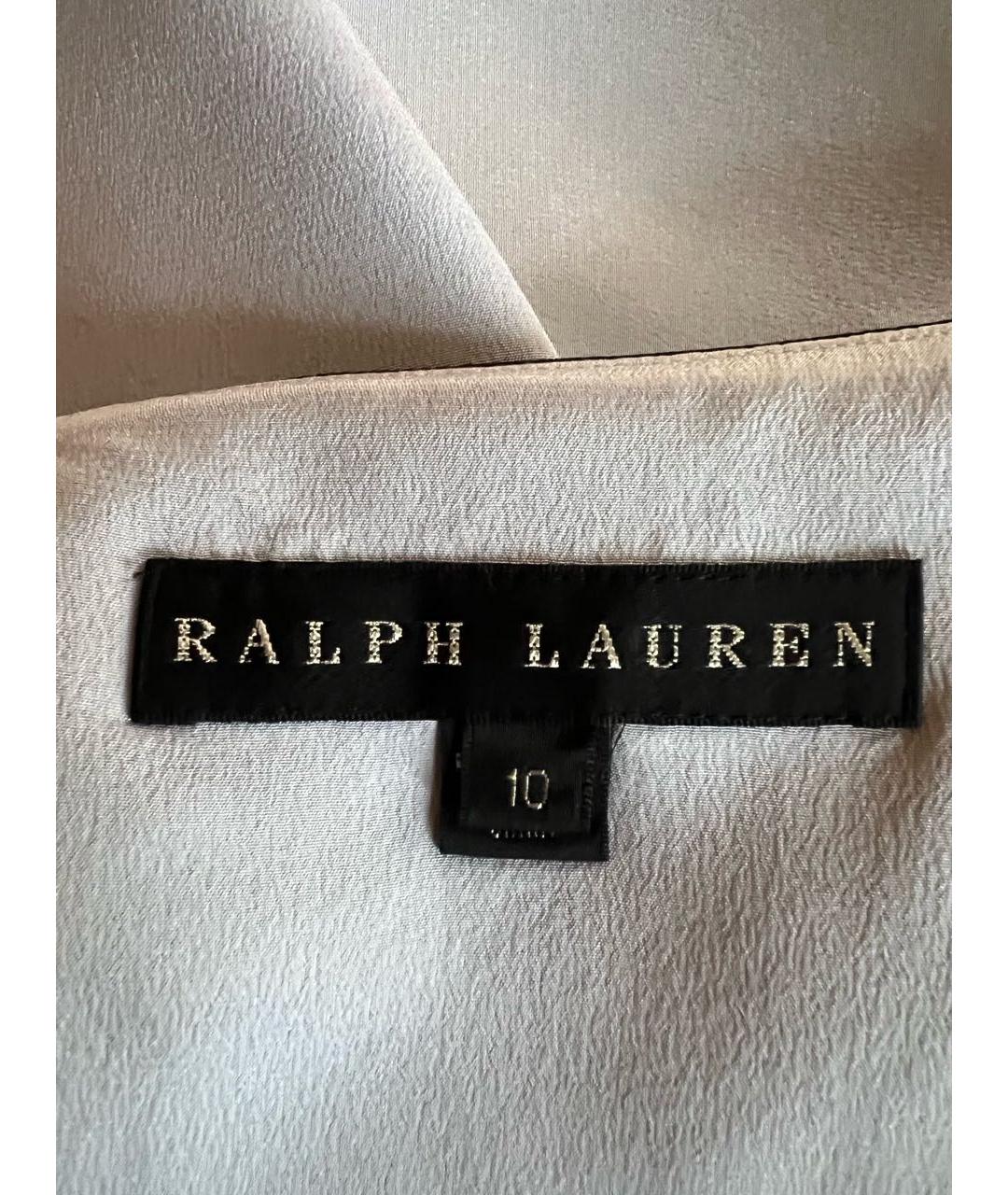 RALPH LAUREN COLLECTION Черная шелковая блузы, фото 5