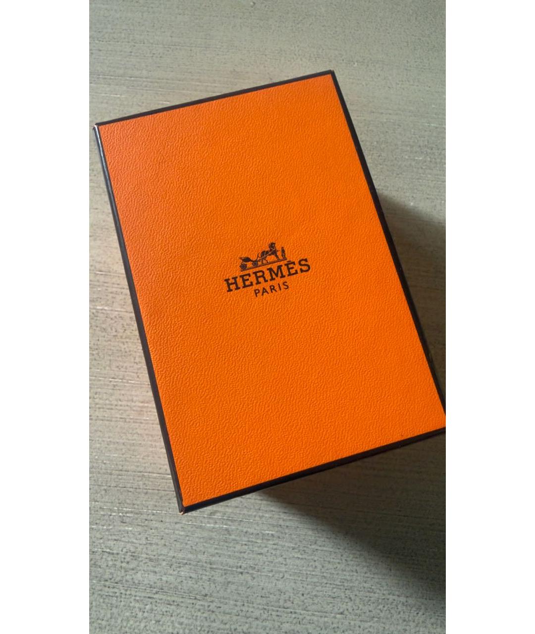 HERMES Серебряные серьги из белого золота, фото 6
