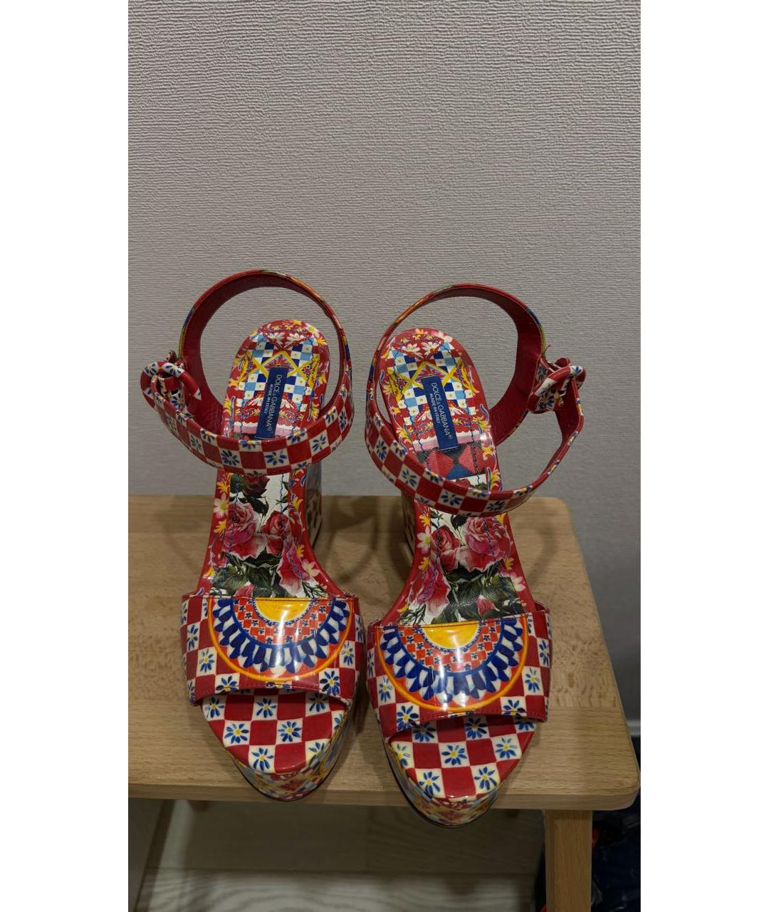 DOLCE&GABBANA Мульти босоножки, фото 2